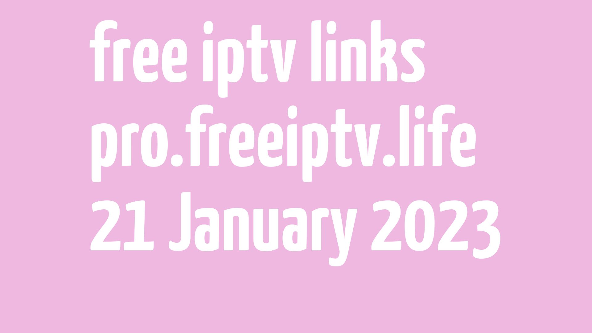 free iptv links 200123